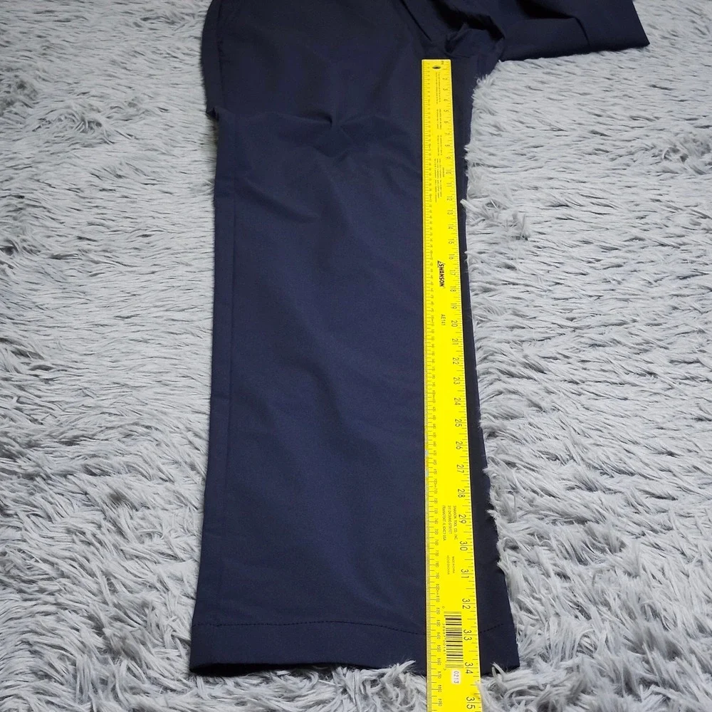 J Crew Flex Chino Pants Mens 34x34 Lightweight Straight Fit Navy Blue W34 L34 J.